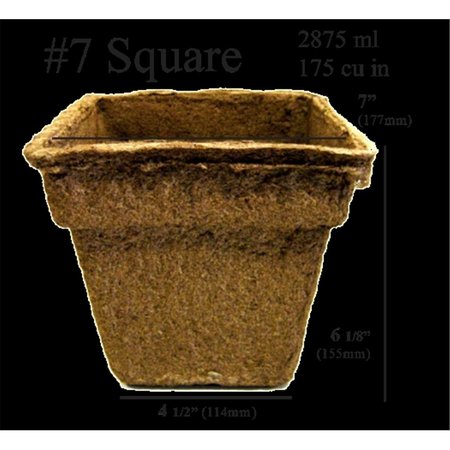COWPOTS #7 Square Pot - 90 pots CO82562